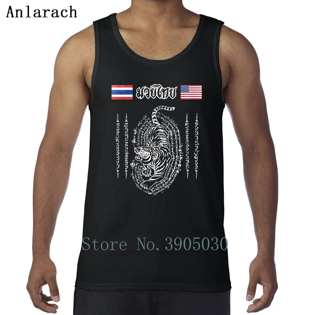 Muay Thai America To Thailand жилеты с тигром летняя Милая лучшая одежда топы на бретелях для