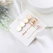 1 комплект модный роскошный, Кристальный, со стразами заколки для волос Леопардовый цвет, акриловый шпилька аксессуары для волос для женщин буквы заколка для волос головной убор