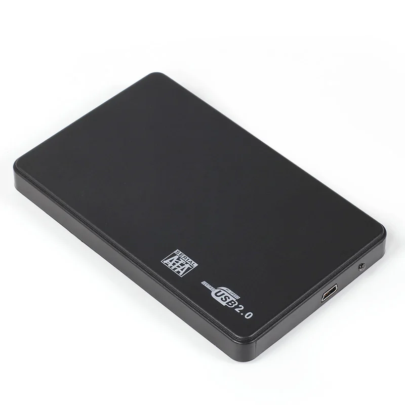 Black White 2.5 inch SATA To USB 2.0 HDD Box 2TB External ...
