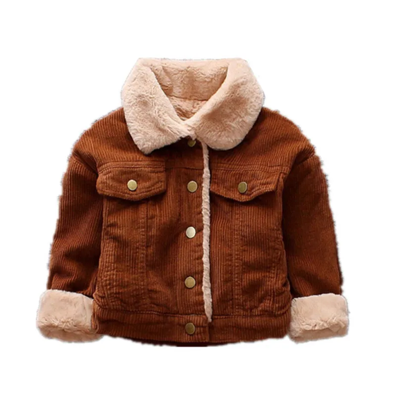 

2018 Autumn Winter Baby Boys Jackets Kids Warm Thick Coats Children Outerwear Toddler Boy Windbreaker Infant Clothing 9M-3T G224