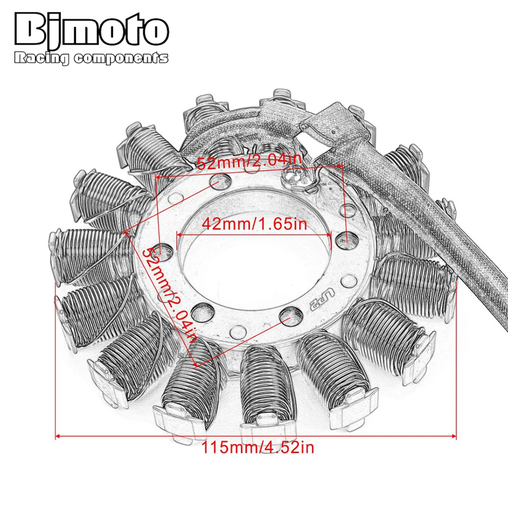 Мотоциклетный генератор переменного тока BJMOTO для Honda 31120 MFJ D01 CBR600RR CBR 600 RR CBR600 2007 2016