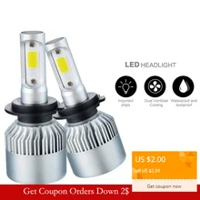 Buy TOSPRA NEW Arrivals Car Lights Bulbs LED H7 9003 HB2 H11 LED H1 H3 H8 H9 880 9005 9006 H13 9004 9007 Auto Headlights Automotivo Free Shipping