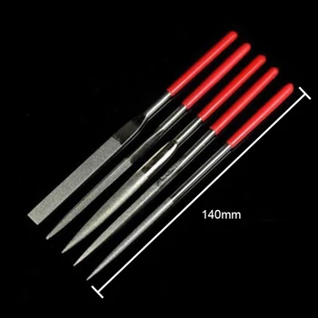 

5PC Needle File Set For Jeweler Wood Carving Model Metal Glass Stone Craft Use