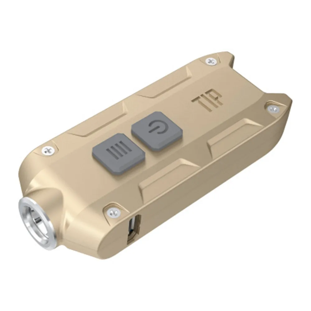 Мини-светильник NITECORE TIP 360 люмен USB Перезаряжаемый Минимальный фонарь с батареей брелок флэш-светильник на каждый день переноска
