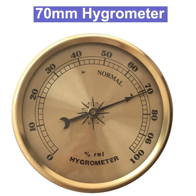 

70mm Wall mounted household thermometer hygrometer high accuracy pressure gauge air weather instrument barometers