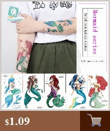 Серия HyunA ins, красочная татуировка с радужным выражением, стикер для лица, рук, милое боди-арт, поддельное временное тату, водостойкое тату