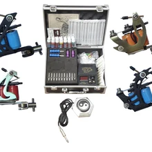 Наборы для тату для продажи Макияж Перманентный станок набор 4 цифровое оборудование для машинки для нанесения татуировки Китай