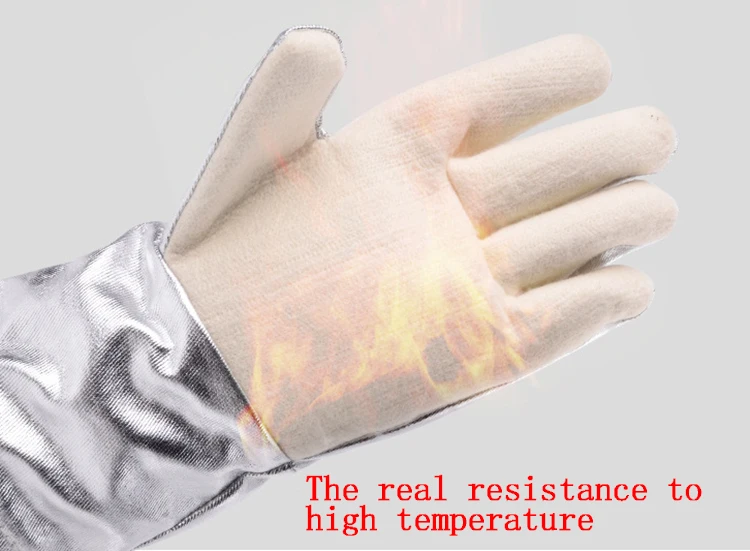 Casdong термостойкие перчатки из алюминиевой фольги 300 градусов|high temperature gloves|protective
