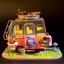 Кукольный дом мебель Diy Миниатюрный пылезащитный чехол 3D Деревянный Miniaturas ревелляции кукольный домик Каса bambole дом коробка театр Каса