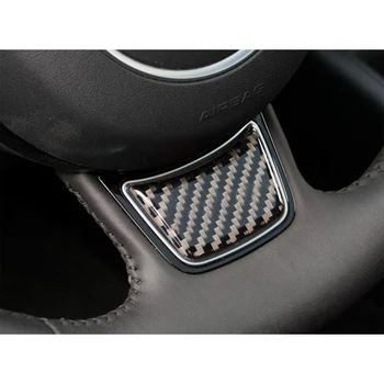 

Carbon Fiber Car Interior Steering Wheel Trim Cover Sticker For Audi A1 A3 A4 A5 A6 Q3 Q5 Q7 S3 S4 S5 S6 S7 etc