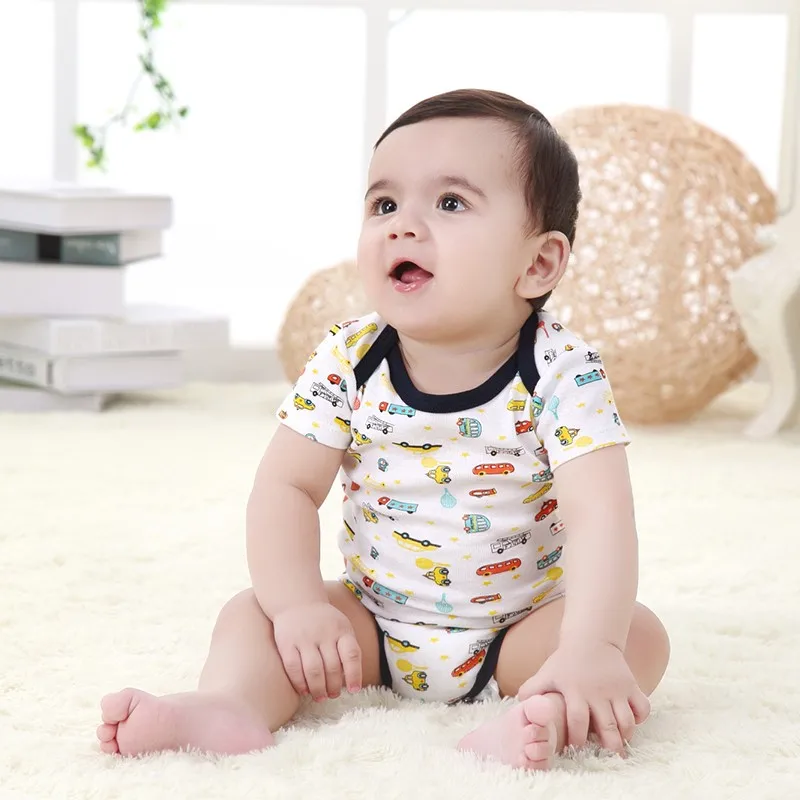 Roupas Infantil Retail One-Pieces Baby Bodysuit 0-12 M Red Cartoon Animal Baby Boy Clothes Pajamas Baby Clothing for Newborns (6)