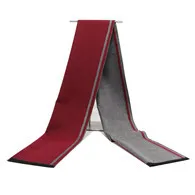 men's scarves & shawls Gift Company Annual Meeting Tassels Shawl Autumn Winter Men And Women Adult Red Scarf China Style Embroidery Scarves For Women head scarf men