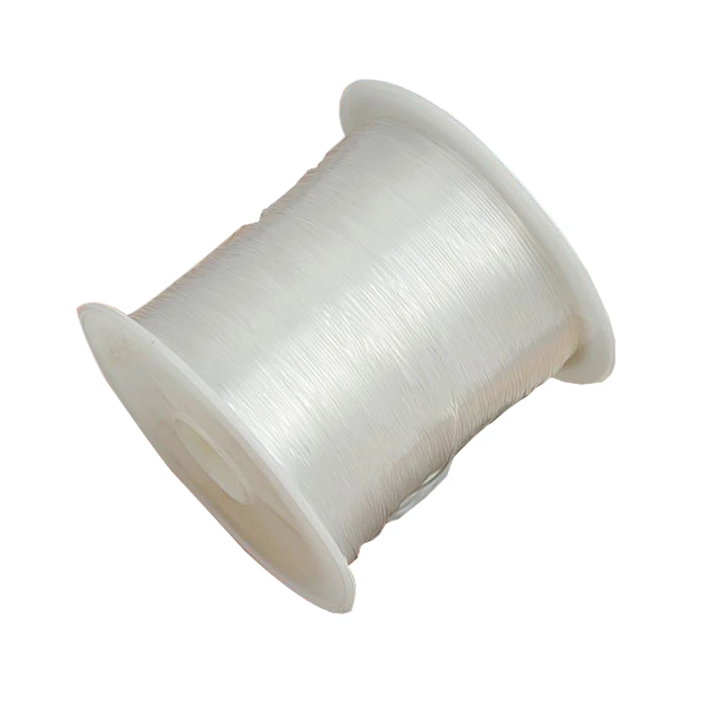 Roll 76 Yards 0.4mm Crystal Nylon Cord String Wire Beading Thread /Fishing Line