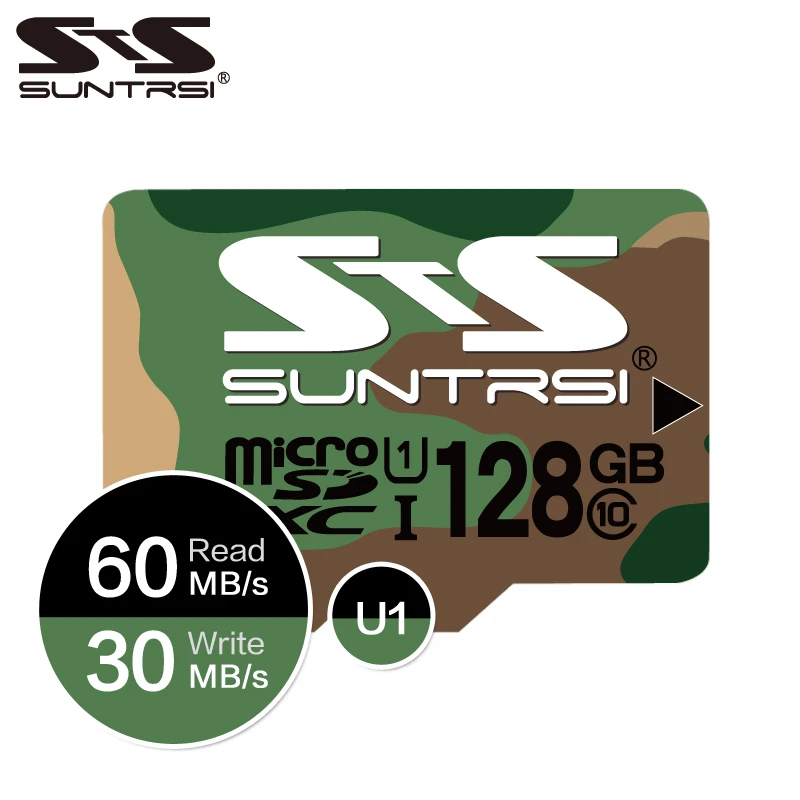 Лучший Suntrsi 128 Гб micro sd карта 64 ГБ 32 ГБ карта памяти для телефонов камера 16 ГБ TF реальная емкость карты micro sd 8 гб высокая скорость