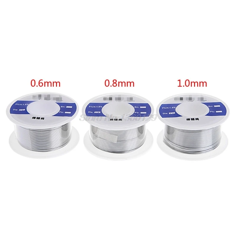 

0.6mm/0.8mm/1.0mm Tin Lead Wire Solder Melt Rosin Flux Roll Core Soldering Sep23 Wholesale&DropShip
