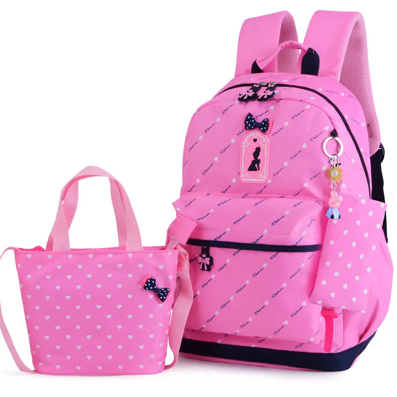 

Children School Bags Teenagers Girls Printing Rucksack school Backpacks 3pcs/Set kids travel backpack Cute shoulder bag Mochila