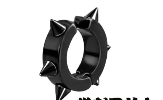 

2PC Golden Black two only Magnet Circle Round Earrings Stainless Steel Magnetic Earring No Piercing For women Men Jewelry