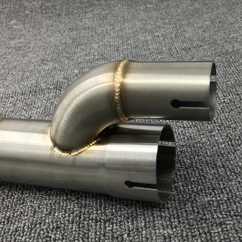 Free Shipping For BMW 2018 S1000RR S 1000 RR Muffler Exhaust Contact Middle Mid Link Pipe Connector for BMW S1000RR S1000R 2018 (2)