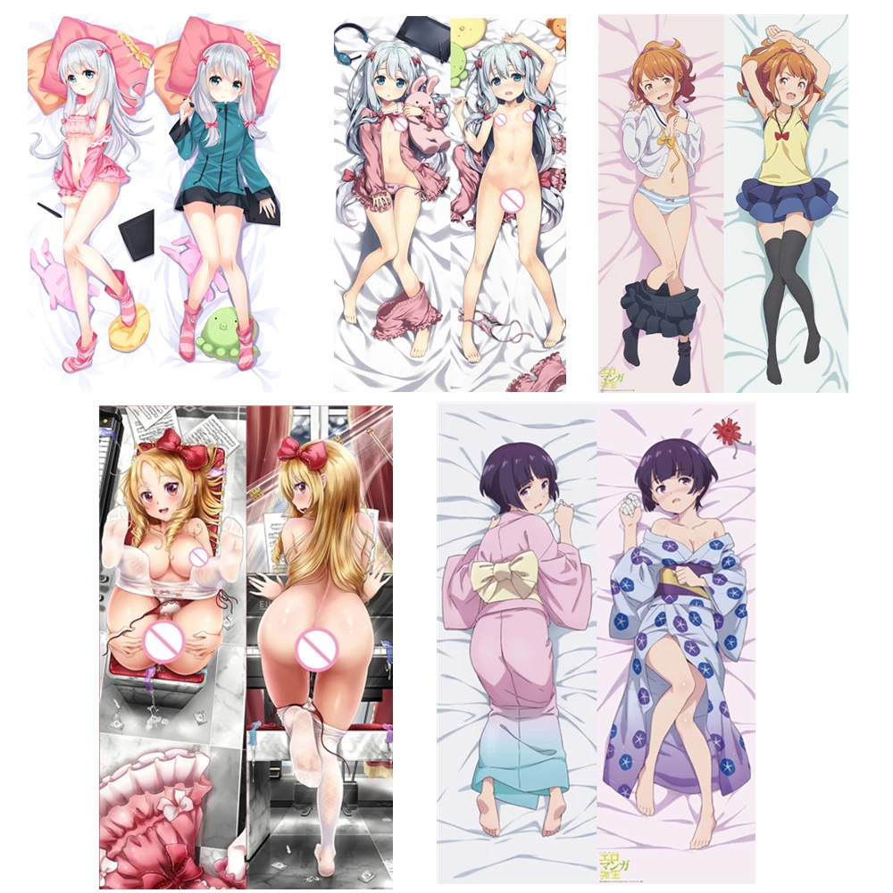 Японское аниме дакимакура Eromanga Sensei Izumi Sagiri Otaku наволочка для подушки обнимающие