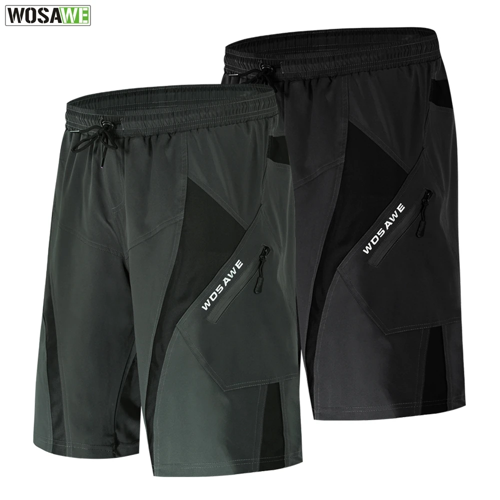 Men's Motorcycles Shorts Outdoor Sports Loose Fit 3D Padded Waterproof