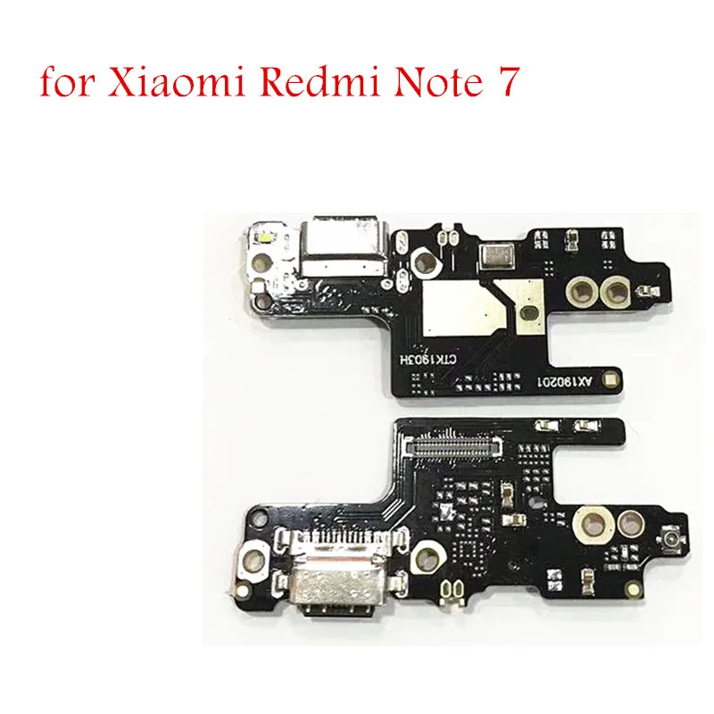 

for Xiaomi Redmi Note 7 Pro USB Charger Dock Connect Earphone Jack Connecting Charging Flex Cable Repair Spare Parts Test QC