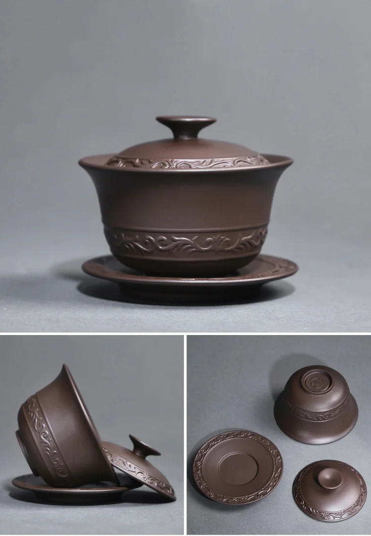 Набор большой емкости НЕОБРАБОТАННАЯ руда чайный сервиз Xi Shi керамический горшок крышка чаша кунг-фу чайная чашка набор домашний заварник-подарок чайный сервиз