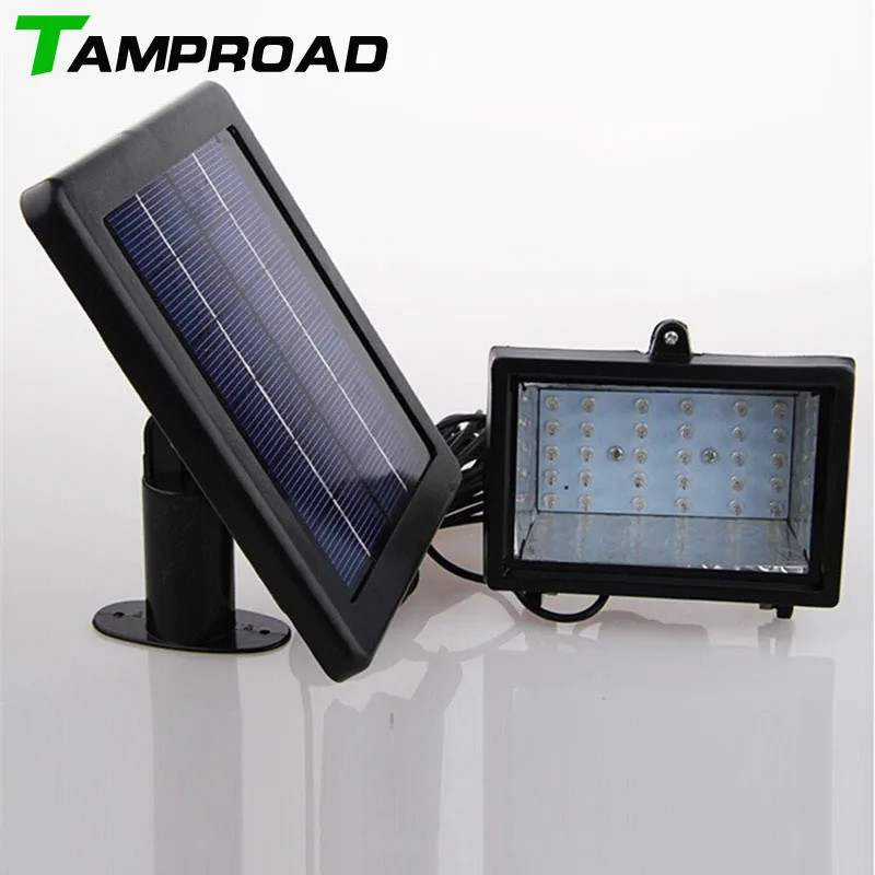 

TAMPROAD Solar Home Lighting System Floodlight 30 LED Outdoor Light Solar Flood Light Landscape Lamp for Lawn Garden Road Hotel