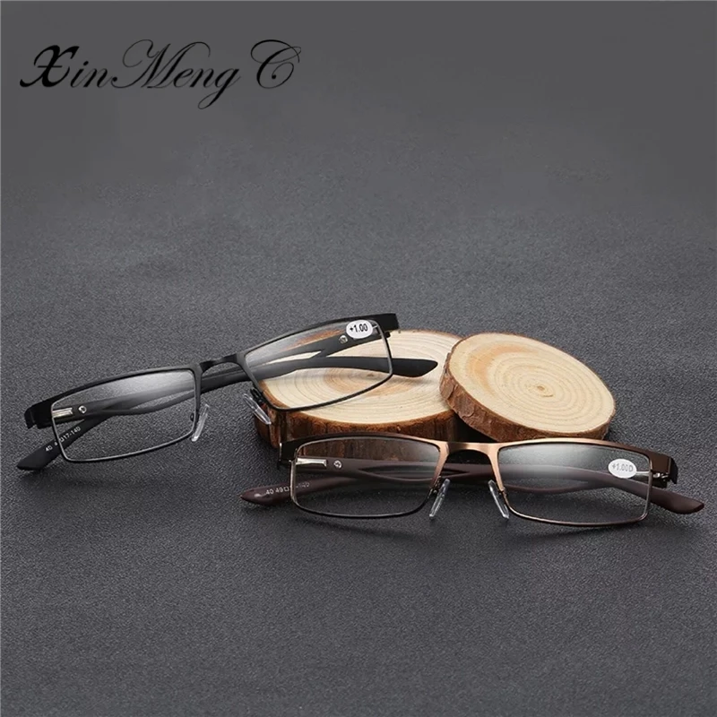 XinMengC Women's Reading Glasses Fashion Famale Metal Frame