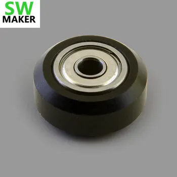 

SWMAKER 1pcs Black Delrin Solid V Wheel Assembly for Aluminum Extrusion Openbuilds CNC Router 3D Printer