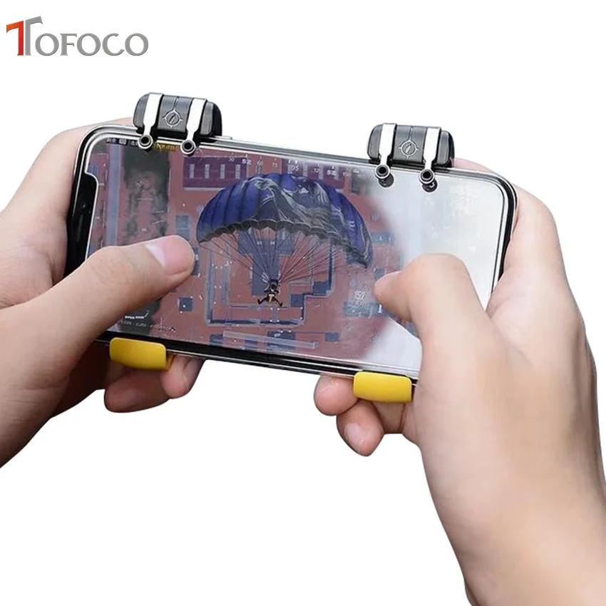  Pubg Controller Mobile Trigger for iPhone IOS L1 R1 Shooter Controller Fire Button Controller Joyst