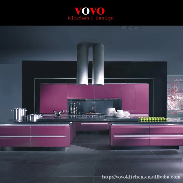 Modern Purple Painting Kitchen Cabinet In Cabinets From Home Modern Purple Painting Kitchen Cabinet