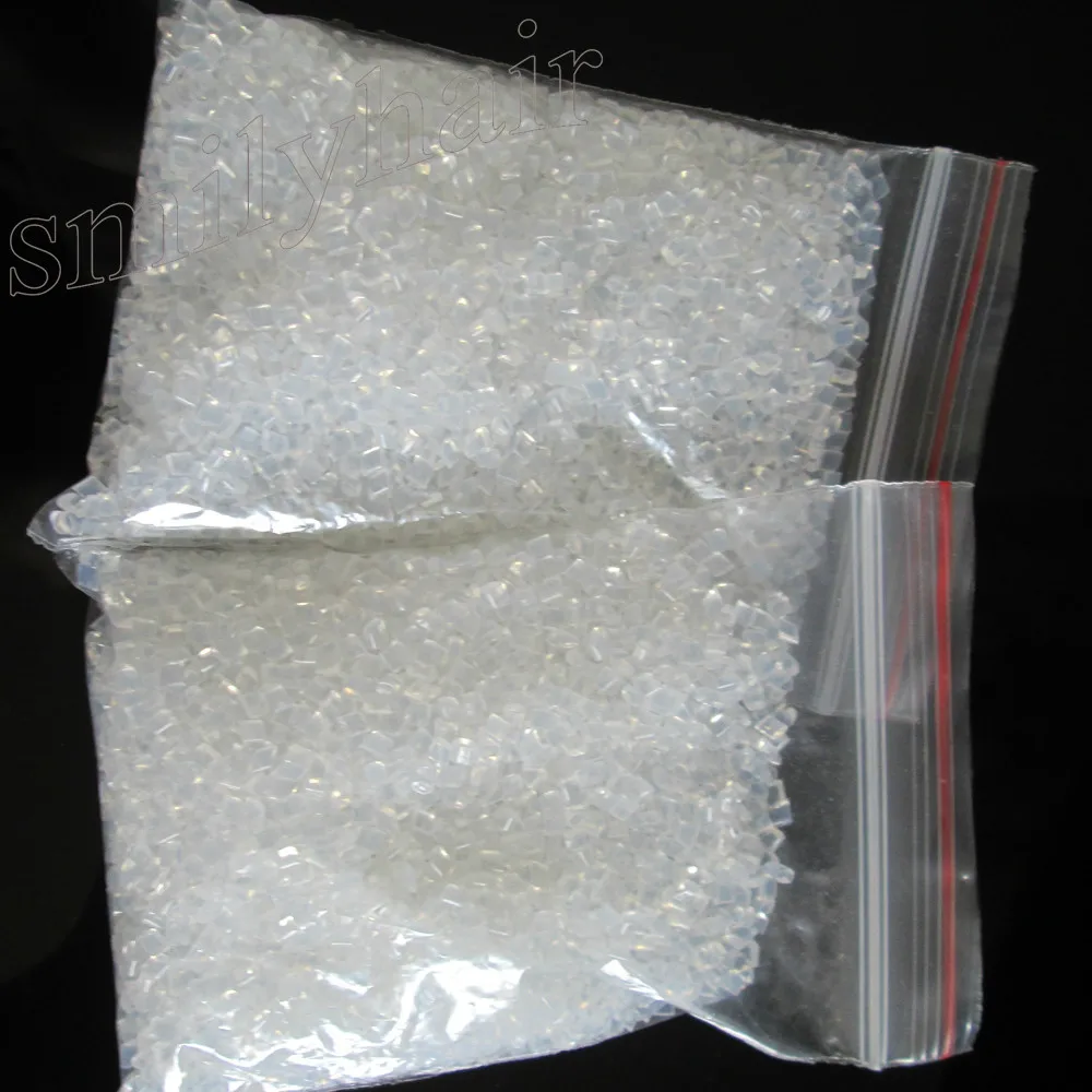 50grams/lot Transparent 100%Italian keratin glue /bead/grain for keratin hair