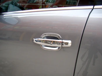 

Car styling!!Fashion!12pcs ABS Chromed Car Side Door Handle Cover+Bowl Cover Trim For Audi A4 2008-2015