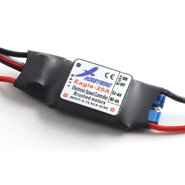 

Hobbywing Eagle 20A Brushed ESC Speed Controller For RC Model