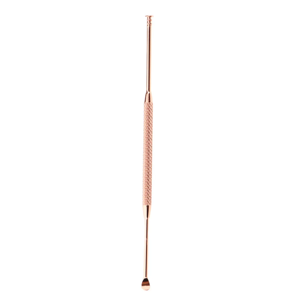 Stainless Steel Rose Gold Ear Pick Wax Remover Cleaner Care Tool
