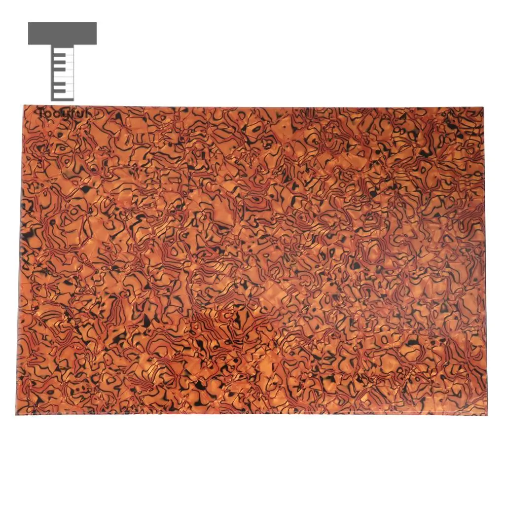 Tooyful Durable 4ply Plastic Guitars Bass Pickguard Material Scratch Plate Blank Sheet DIY Musical Instrument Accessory