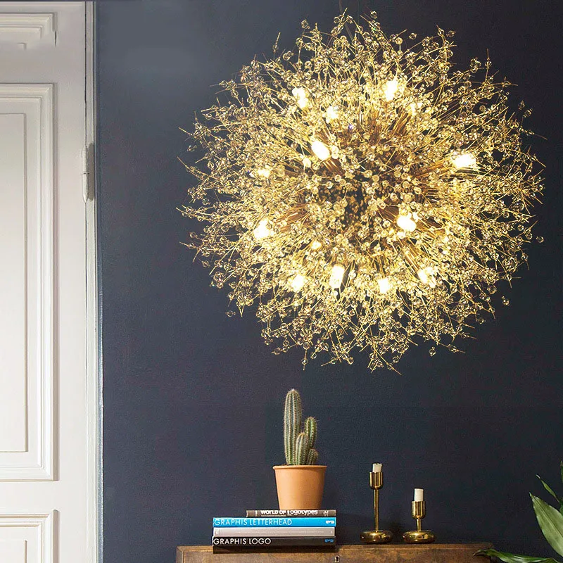 Creative Pendant Light Modrn Lamp Suspension Luminaire Lights  AC110-240v Hanging Bar Dining Restaurant Dandelion Pendant Lights(33)
