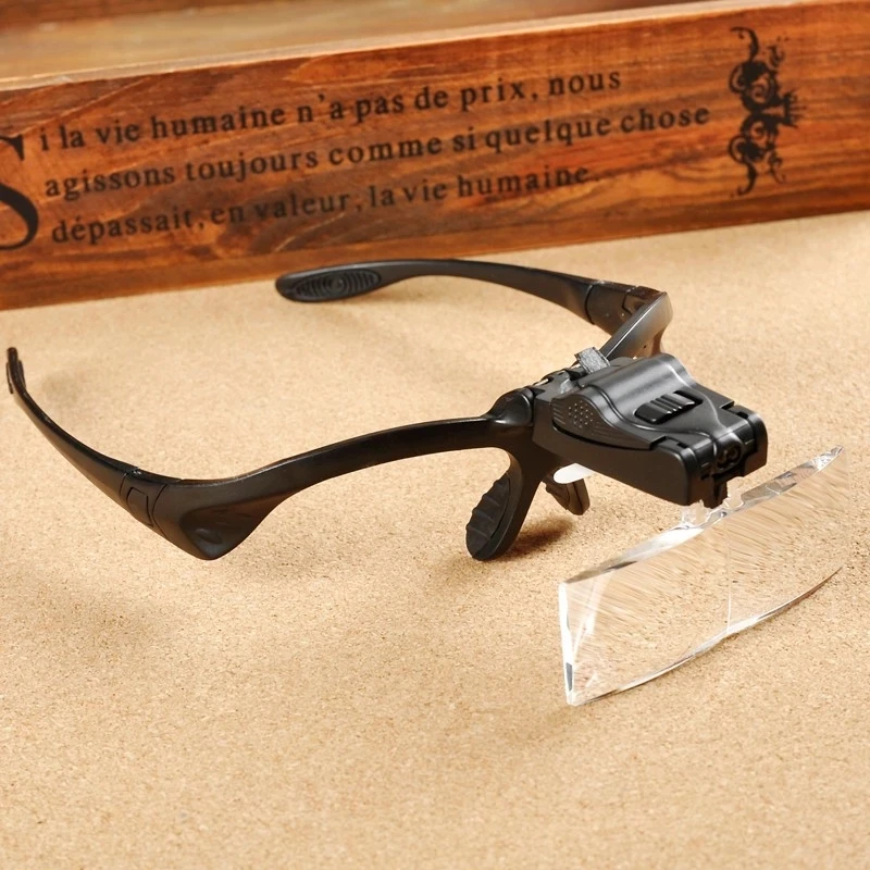 Лупа очки 2 Led 1X1.5X2 2.5X3.5 Х ювелир часовщик DIY|magnifying glasses|glasses magnifiermagnifying magnifier |