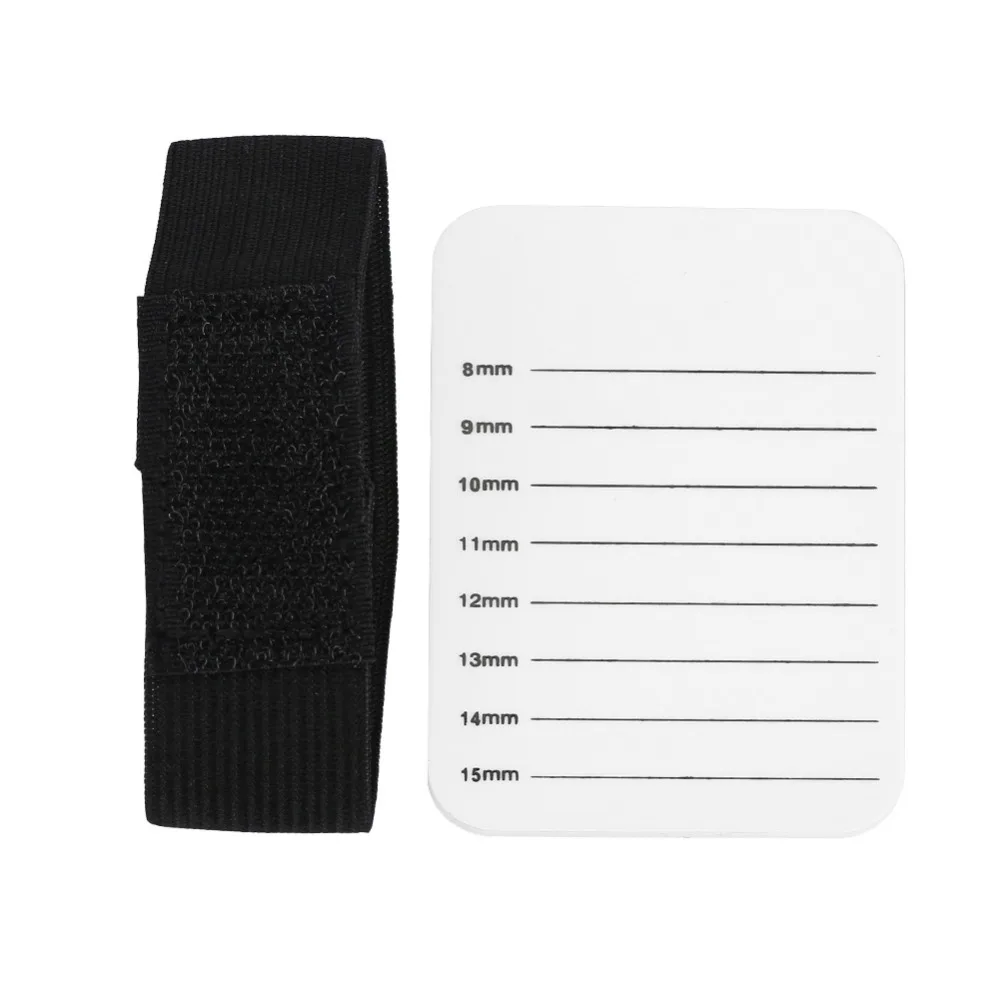 

8-15mm Fake Makeup Eyelash Tray Strip Stand Eyelash Extension Hand Plate Lashes Grafting Holder Base Eyelash Extensions Tool Set