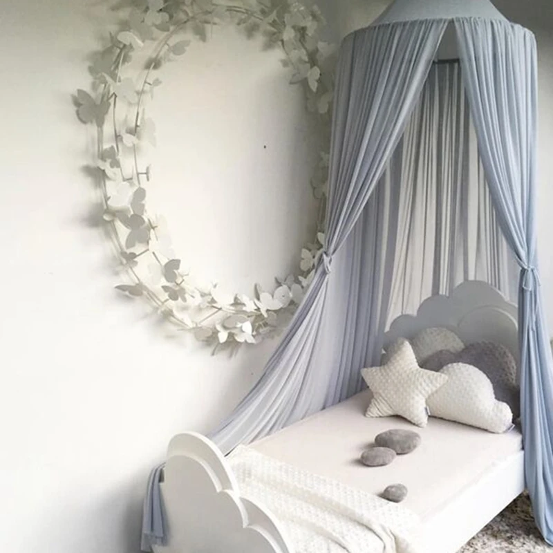 Кровать Навес детская противомоскитная сетка штора из шифона постельные принадлежности купольная палатка