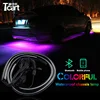 Tcart app control RGB LED Strip Under Car Tube Underbody Underglow System Neon Light Remote For Volkswage golf 4 mk4 accessories ► Photo 1/6