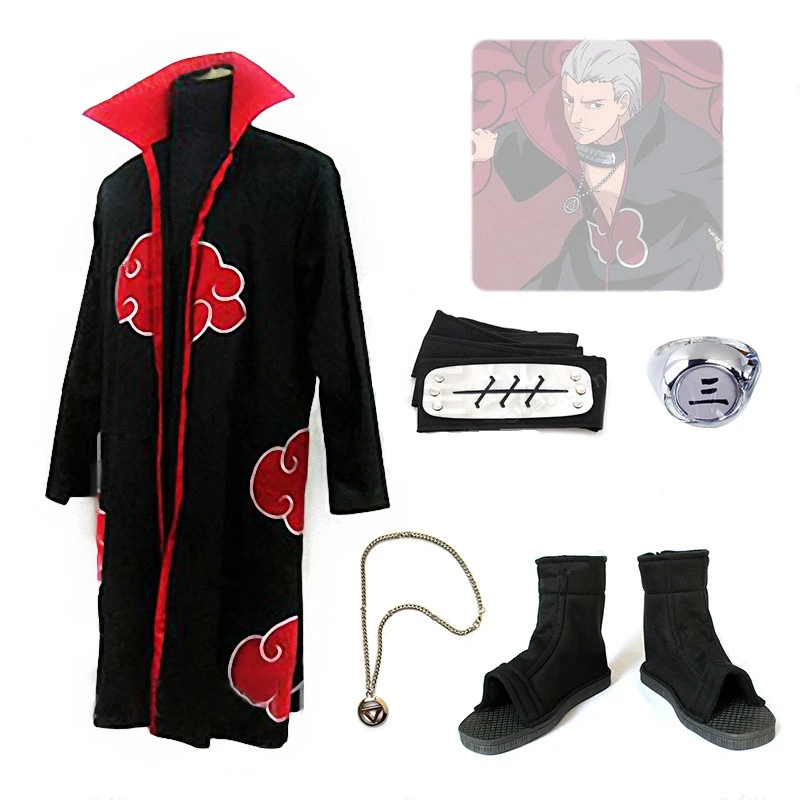 Japan Anime Naruto Hidan Cosplay Costumes Akatsuki Itachi Deidara Tobi Akatsuki Itachi Cosplay Costumehidan Cosplay Aliexpress