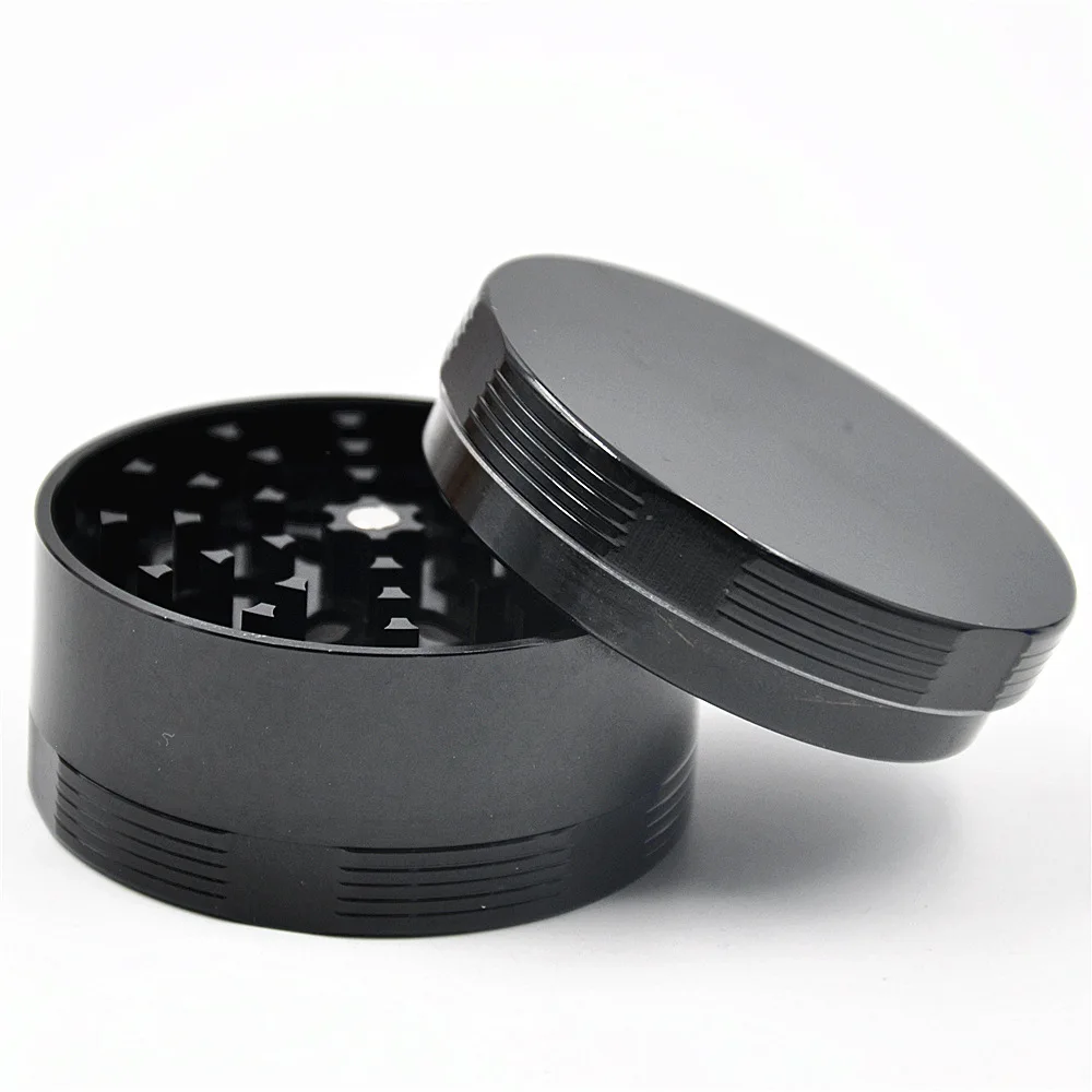 5pcs/lot Diameter 63mm aluminum alloy 4 parts grinder Tobacco smoke