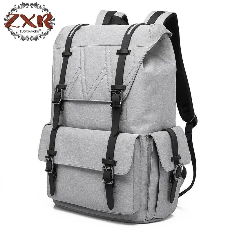 

Zuoxiangru Camo Backpack Men's Large Capacity Backpack Student Travel Computer Bag Waterproof Security Reflective