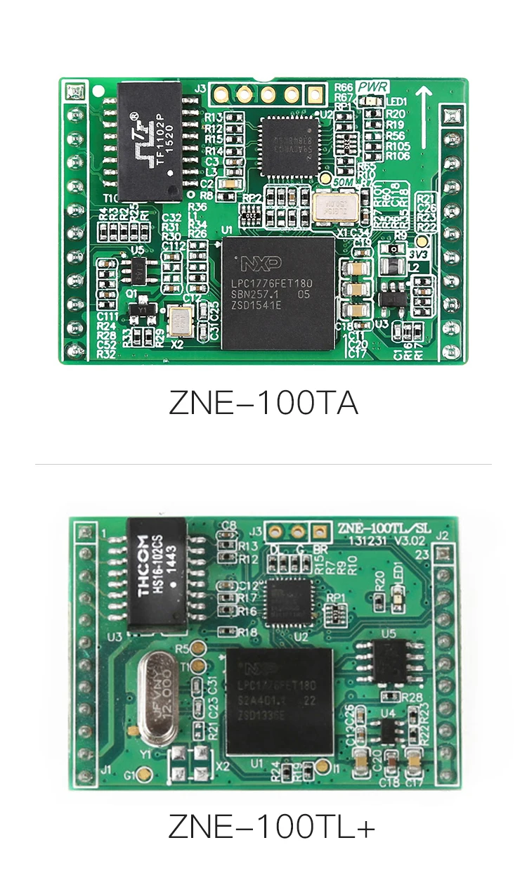 Серийный Порты и разъёмы для модуля локальной сети "Ethernet ttl для RJ45 ZNE-100TA