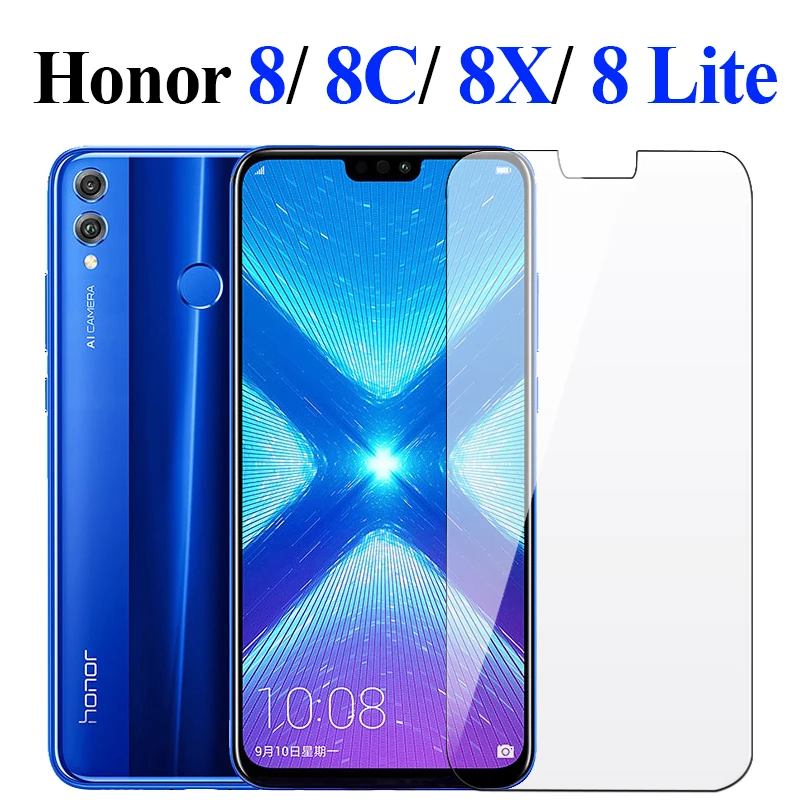 2 шт для huawei Honor 8X Max 8 Lite 7C 3D Глянцевая анти-отпечатков пальцев закаленное стекло