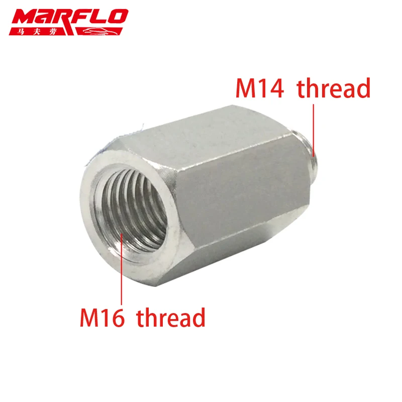 MARFLO M14 Rotary Polisher Extension Shaft For Car Care Polishing Accessories Tools Auto Detailing Backing Plate Pad Bar Rod