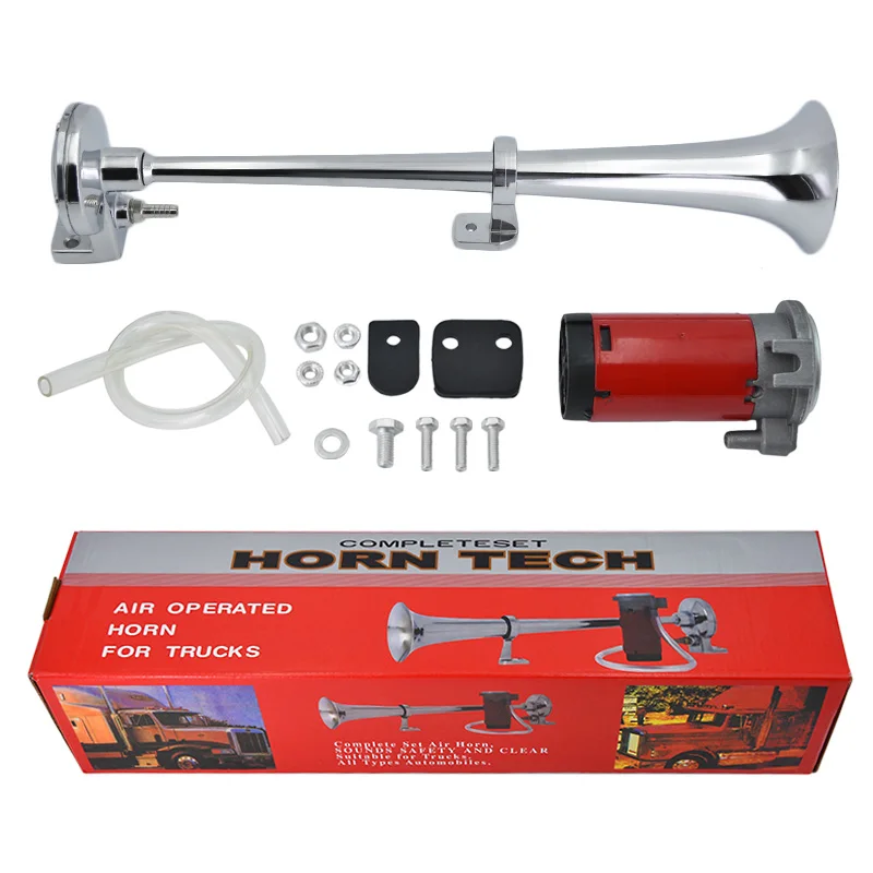 150DB 17 дюймов очень громкий один труба Air Horn 12 В компрессор полный набор для