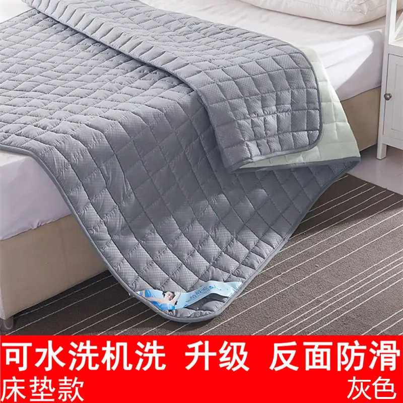 One piece quilted mattress with padded waterproof mattress cover anti-mite protection pad cover - Цвет: 04