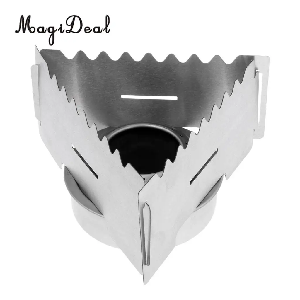Camping Outdoor BBQ Alcohol Backpacking Cooking Burner Picnic Stove Foldable